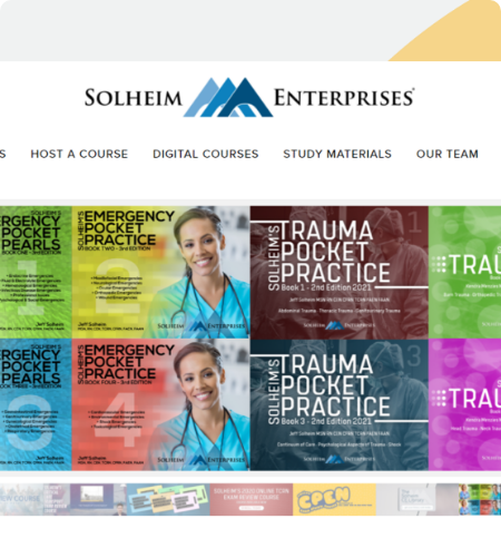slide for Solheim Enterprises App project